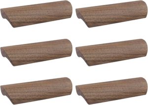 Wooden <b>Cabinet</b> Drawer Handles Bar Shape <b>Rustic</b> Furniture Hardware for Kitchen Wardrobe Door - Product Image 4