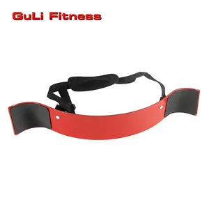 Guli spor kol Blaster pazı & Triceps ile egzersiz ayarlanabilir neopren boyun Brace ağırlık kaldırma ekipmanları