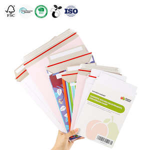 Customizable 0-8 Colors Recycled Kraft Paper Mailer Cardboard <strong>Envelopes</strong> Rigid Paper Mailing Bags - Product Image 5