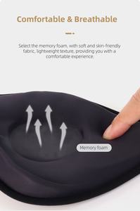 <span class=keywords><strong>Masque</strong></span> de sommeil 3D profilé 360 °   <span class=keywords><strong>Masque</strong></span> de sommeil respirant anti-lumière pour les voyages, <span class=keywords><strong>avec</strong></span> ailette nasale et poches profondes pour les <span class=keywords><strong>yeux</strong></span> - Product Image 5