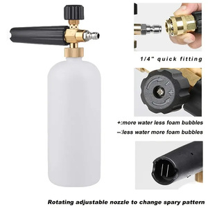 High Pressure Car <b>Washer</b> Foam Pot 1000ml With Quick Connect 1/4 Inlet For Cold Water Cleaning - Product Image 5