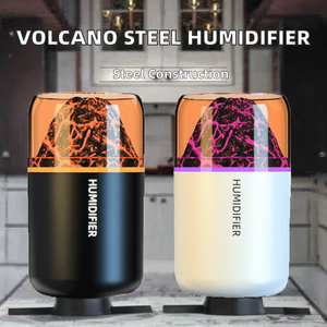 Difusor de Aceites Esenciales de Plástico Volcano de 180 ml, <span class=keywords><strong>Humidificador</strong></span> de Vapor Frío con Humidistato para Auto, Hogar, Exteriores y Hotel - Product Image 2