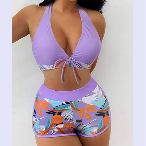 Maillot <span class=keywords><strong>de</strong></span> bain 2 pièces à motif fleuri pour femmes, 9 couleurs - Product Image 6