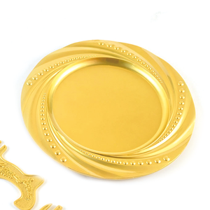 Piatto commemorativo <span class=keywords><strong>in</strong></span> metallo personalizzato trofeo placcato <span class=keywords><strong>in</strong></span> oro 3D rilievo per la celebrazione della laurea <span class=keywords><strong>in</strong></span> <span class=keywords><strong>pensione</strong></span> - Product Image 2