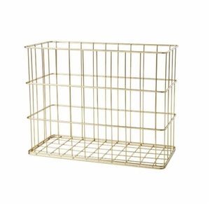 Cesta de alambre de metal rectangular personalizada con acabado para almacenamiento en el hogar y la cocina - Product Image 5