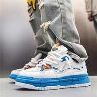 Chaussures de Skateboard de Luxe pour Hommes, Personnalisables, en Maille Respirante, Baskets Tendance pour Hommes