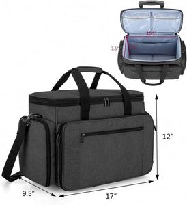 Échantillon gratuit - NOUVEAU design 2023 - Sac de rangement pour travaux manuels, sac fourre-tout, organiseur pour couture, scrapbooking et loisirs créatifs - Product Image 4
