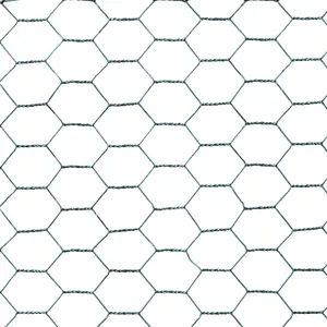 PVC coated galvanized hexagonal wire mesh netting gabions chicken wire