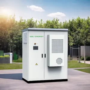 GSL ENERGY High Voltage Commercial Industrial Cabinet 215kwh 372kwh Ess Container Battery 100kw System Bess Solar Energy Storage