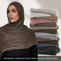 Khimar long malaisien en viscose, foulard hijab à franges froissées, tudung en rayonne, châles pashmina, voile de coton musulman pour femmes