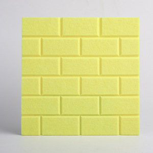 Panneaux muraux en polyester au design moderne Wanfeng <span class=keywords><strong>Papier</strong></span> <span class=keywords><strong>peint</strong></span> acoustique vert imperméable pour la maison et le divertissement - Product Image 4