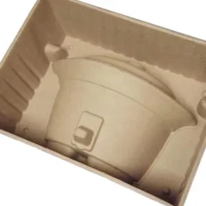 Molded Pulp Packaging Box Made By Environment Friendly Material Fragile Products Protective Packaging