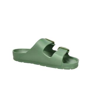 Sandales pour femmes Valleverde, vert militaire, taille 38, talon bas, pantoufles - Product Image 2