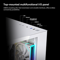 Zeromaster OEM ODM Micro ATX Computer Case Gaming Chassis Tempered Glass High Airflow Mid Tower Cabinet for Desktop PC MATX ITX