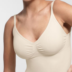 Camisola <span class=keywords><strong>de</strong></span> Alta Compresión al por Mayor, Sin Costuras, con Soporte para el Busto, Control <span class=keywords><strong>de</strong></span> Cintura y <span class=keywords><strong>Abdomen</strong></span>, Camiseta Moldeadora para Mujer - Product Image 4