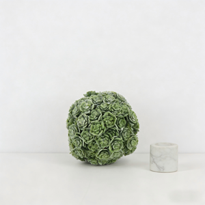 Pianta Succulenta Artificiale di Alta Qualità, <span class=keywords><strong>Mini</strong></span> Sfera di Rose Finte per Decorazione Casa e Ufficio, Composizione di Piante <span class=keywords><strong>Succulente</strong></span> Finte in Vaso - Product Image 3
