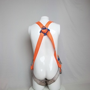 Arnés de Seguridad de Cuerpo Completo con Doble Gancho de 5 Puntos, Rojo y Negro, para Escalada en Roca, Trabajo en Altura, Rescate de Incendios - Product Image 3