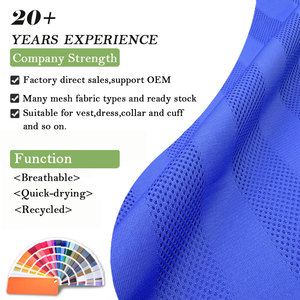 <span class=keywords><strong>Tissu</strong></span> en maille extensible 100 % polyester 140 g/m² pour débardeurs d'été et maillots de course – Maille respirante à séchage rapide – Vente en gros - Product Image 2