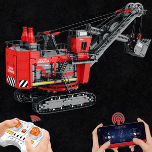 Zhenzhuan 22014 Electric Shovel Excavator <b>Building</b> <b>Blocks</b> Remote Control Toy For Boys 2968 Pieces - Product Image 1