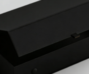 Caja de regalo magnética de cartón de lujo personalizada negra con tapa abatible y logotipo personalizado - Product Image 1