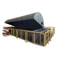 Nouvelle machine de rotomoulage extérieur pour la fabrication de bateaux de pêche personnalisés et de moules de bateaux de sauvetage en plastique