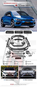 Parachoques Delantero Estilo <span class=keywords><strong>R</strong></span>-<span class=keywords><strong>Line</strong></span> Original para <span class=keywords><strong>Volkswagen</strong></span> <span class=keywords><strong>Scirocco</strong></span> Facelift, Rejilla Delantera <span class=keywords><strong>R</strong></span>-<span class=keywords><strong>Line</strong></span>, Rejilla para Faros Antiniebla, Faldones Laterales, Difusor - Product Image 2
