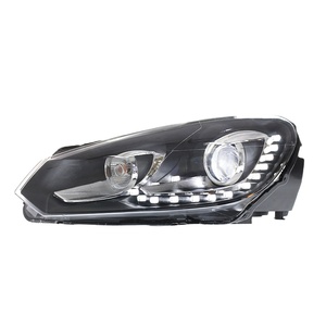 Conjunto de Faros Delanteros para Golf 6 2009-2013, Modificación R20 LED, Luz Diurna Tipo Ojo de Lágrima, Lente de Señal de Giro, 12v, Faros LED de 12v - Product Image 4