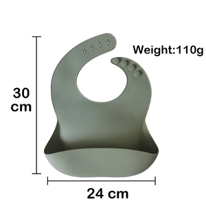 Prix usine en Silicone bébé Bib doux et imperméable à l’eau pour manger - Product Image 4