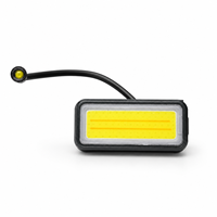 Wiederaufladbare Magnetische Inspektionsleuchte mit Flexiblem Schwanenhals LED COB Flutlicht Haken und Powerbank für Reparaturen