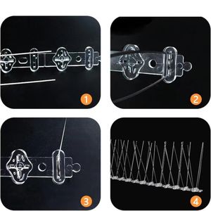 Arrêtez les dommages aux <span class=keywords><strong>moineaux</strong></span> et aux perroquets Pointes d'oiseaux ultra-denses de 2.5cm | Design <span class=keywords><strong>anti</strong></span>-piquage incliné pour les vergers et les balcons - Product Image 3