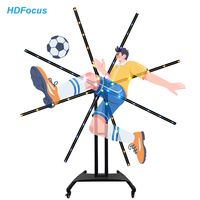 Ventilador Holográfico 3D de Varios Tamaños, de 65 cm a 180 cm, con Resolución 4K, Compatible con Empalme sin Interrupciones para Pantallas Grandes