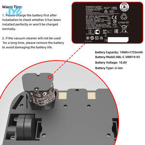 MYiYAE baterai pengganti 10.8v 3000mah untuk Irobot Braava Jet M6 abl-c M6 baterai penyapu Penyedot Debu - Product Image 2