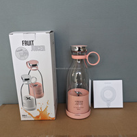 Zilong Mixeur Portable 350ml en Acier Inoxydable, Presseur de Jus Frais Sans Fil USB avec Batterie pour Maison et Voiture
