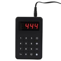 Système d'appel de file d'attente sans fil Affichage du numéro pour restaurant, hôtel, hôpital, maison de soins infirmiers-Système de gestion de la radiomessagerie MainLink R41