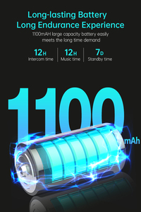 <span class=keywords><strong>FreedConn</strong></span> FX PRO 6 Riders 1000m Malla Auriculares inalámbricos Intercomunicador Full Duplex Casco Bluetooth Auriculares Motocicleta Malla Intercomunicador - Product Image 5