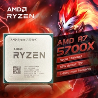 R7 5700X 3.4 GHz Delapan Inti Enam Belas Thread 65W Prosesor CPU L3=32M 100-000000926 Soket AM4 Kondisi Bekas
