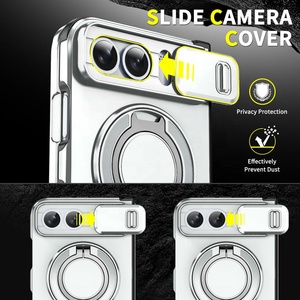 Étui de téléphone rotatif à 360 degrés pour iPhone <span class=keywords><strong>DUO</strong></span> 18 Pro Max avec protection coulissante pour l'objectif de l'appareil photo et support anneau - Product Image 4