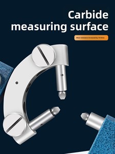 Comparateur de diamètre de pas de filetage modèle 0-300 mm, instrument de mesure de diamètre extérieur avec sonde optionnelle - Product Image 4