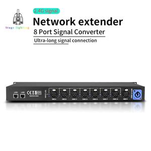 AICPOSE - Expansor de Red DMX Artnet de 8 Vías, Protocolo DMX512, Controlador Art Net de 8 Puertos - Product Image 5