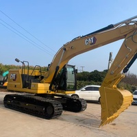 Excavatrice robuste d'occasion à faible nombre d'heures de fonctionnement pour la construction et l'exploitation minière, excavatrice sur chenilles d'occasion de 23 tonnes CAT 323GC à vendre