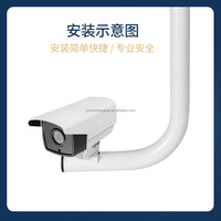 Soporte de montaje de cámara CCTV para interiores y exteriores de aleación de aluminio soporte de montaje de techo de pared ajustable
