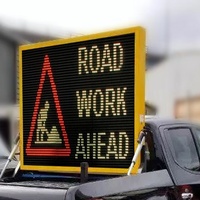 Écran LED dynamique pour véhicule VMS, panneau d'affichage matriciel, écran extérieur pour signalisation routière complète, matériau métallique durable