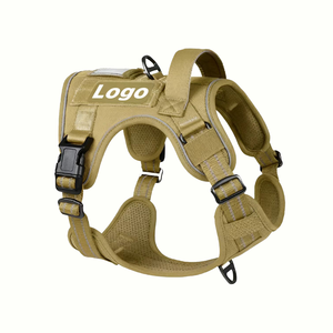 Personalizzabile Camouflage tattico canottiera imbracatura mimetica in Nylon resistente per cani grandi e grandi con Patch personalizzate - Product Image 2