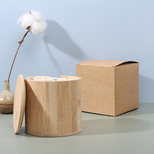 Tampons démaquillants lavables, écologiques, naturels, 100% biologiques, réutilisables, en <span class=keywords><strong>coton</strong></span> de bambou pour le visage, dans une boîte en bambou - Product Image 6