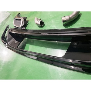 Kit de carrosserie sportive amélioré pour Volkswagen VW <span class=keywords><strong>Tiguan</strong></span> <span class=keywords><strong>R</strong></span>-<span class=keywords><strong>Line</strong></span> Spoiler Diffuseur de pare-chocs avant arrière Accès aux échappements - Product Image 2