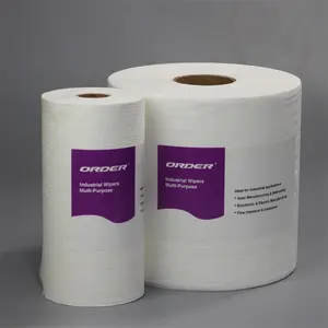 Apparatuur Onderhoud Geperforeerde Rol Cellulose Polyester Smallroll Industriële Veeg Doeken Schoon Vodden
