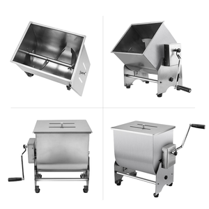Hướng dẫn sử dụng và điện thịt trộn 20lb/44lb Xúc Xích trộn Máy chế biến thịt Equipment. Hand Mixer với nắp - Product Image 5
