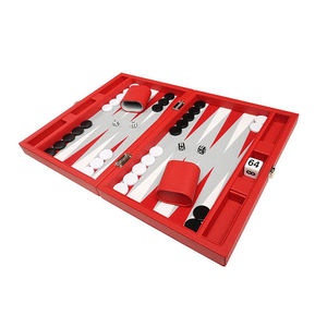 Personalizzati su misura di lusso In Pelle backgammon board con pedine pezzi set di giochi per turco - Product Image 4