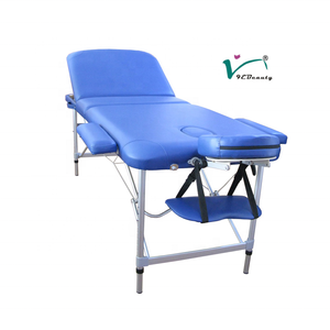 <span class=keywords><strong>Table</strong></span> <span class=keywords><strong>de</strong></span> <span class=keywords><strong>Massage</strong></span> pliable et Portable, en aluminium, 3 sections, au meilleur prix - Product Image 1