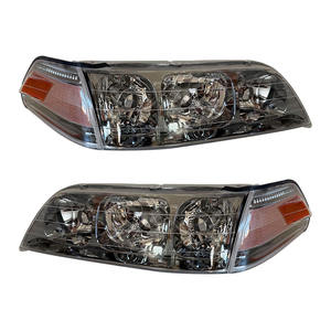 ใหม่ 4 ชิ้นไฟหน้าไฟเลี้ยวสำหรับมาร์คทู GX100 JZX100 ไฟหน้า 1996-2000 ชุบไฟฟ้าสีดำ - Product Image 1